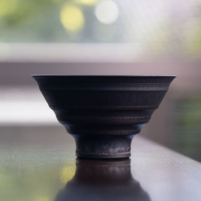 ご飯茶碗 | 黒鳴飯碗 (MOT-012) 作家「田中元将」