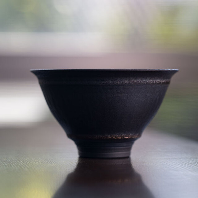 ご飯茶碗 | 黒鳴飯碗 (MOT-014) 作家「田中元将」