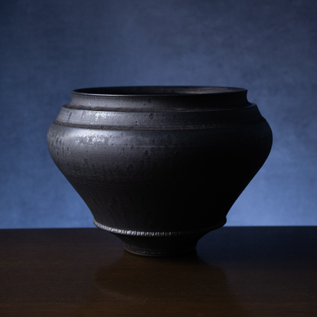 インテリア | 黒鳴花器 (MOT-017) 作家「田中元将」