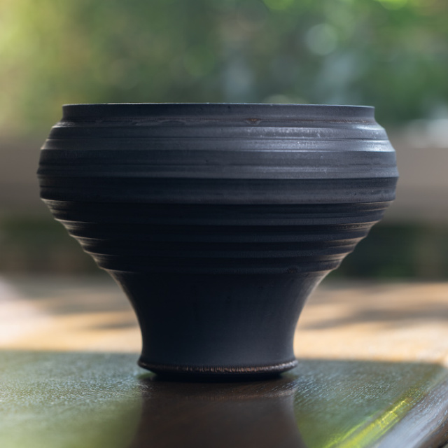 インテリア | 黒鳴花器 (MOT-018) 作家「田中元将」