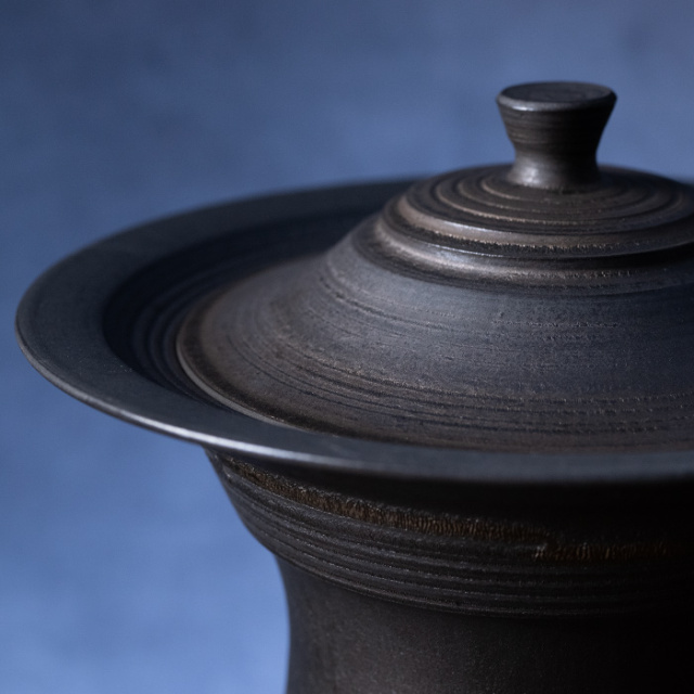 インテリア | 黒鳴壺 (MOT-020) 作家「田中元将」