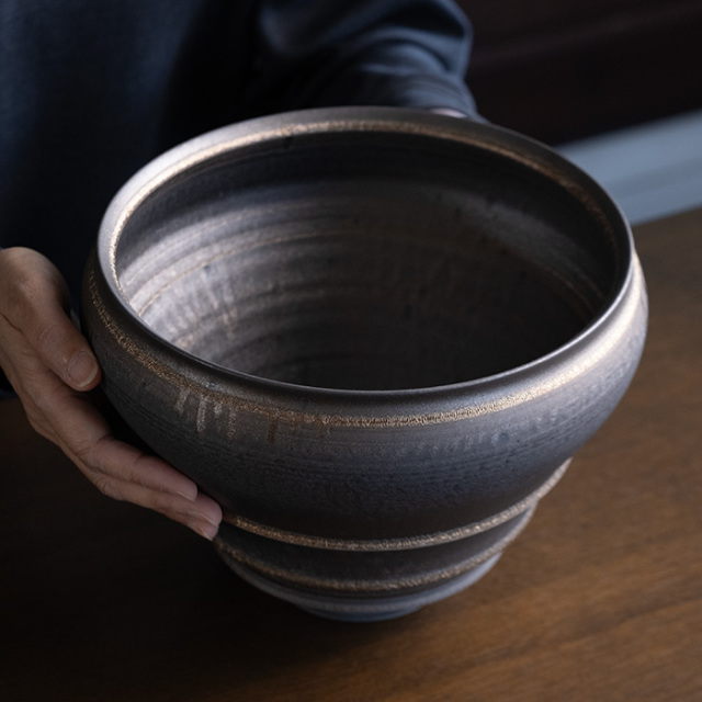 インテリア | 黒鳴壺 (MOT-103) 作家「田中元将」