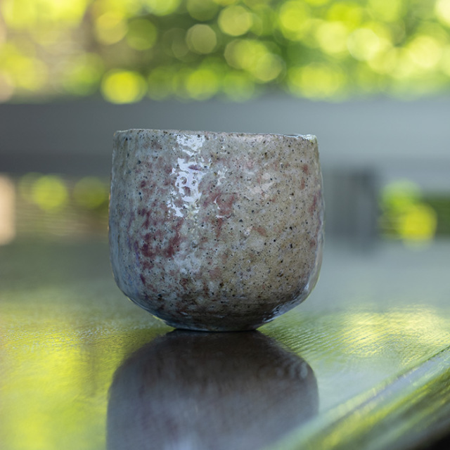 共箱付 | 蛇式唐津旅茶碗 (MS-043) 作家 「清水万佐年」