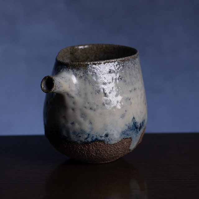 酒器 | 蛇式唐津片口 (MS-072) 作家 「清水万佐年」