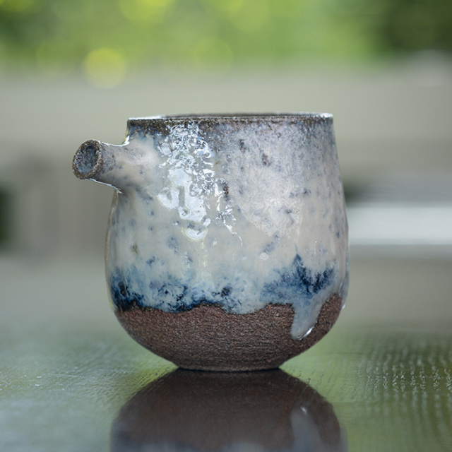 酒器 | 蛇式唐津片口 (MS-072) 作家 「清水万佐年」