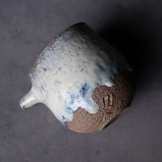 酒器 | 蛇式唐津片口 (MS-072) 作家 「清水万佐年」