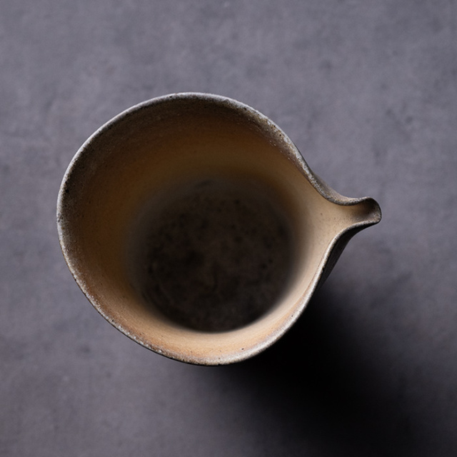 酒器 | 白丹波片口 (MS-076) 作家 「清水万佐年」