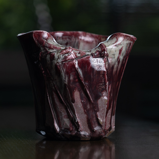 哥釉花生 Masahiro Sakakura / Dai-no-tsuchi Tea Bowl Daido-Kohiki Style