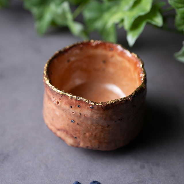 共箱付 | 丹波志野ぐい呑 (MS-094) 作家 「清水万佐年」