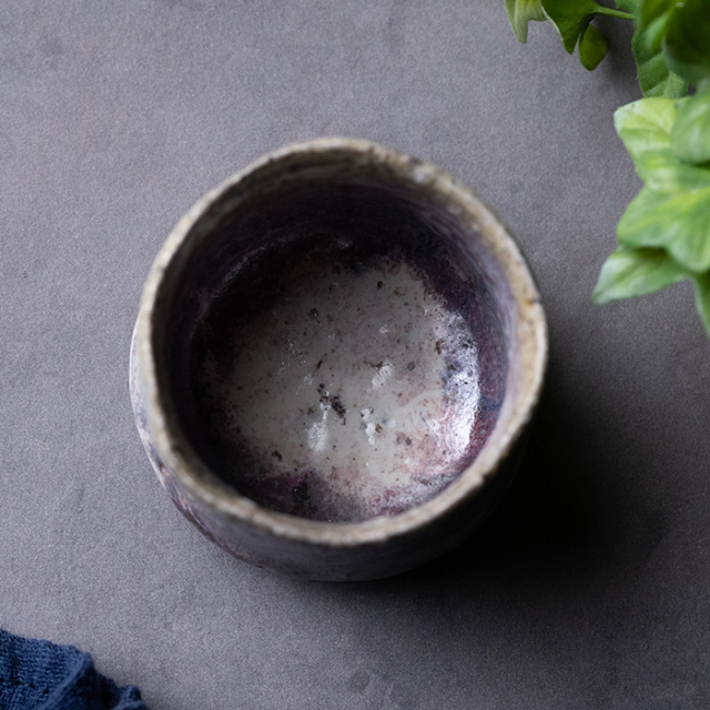 共箱付 | 蛇式唐津ぐい呑 (MS-099) 作家 「清水万佐年」