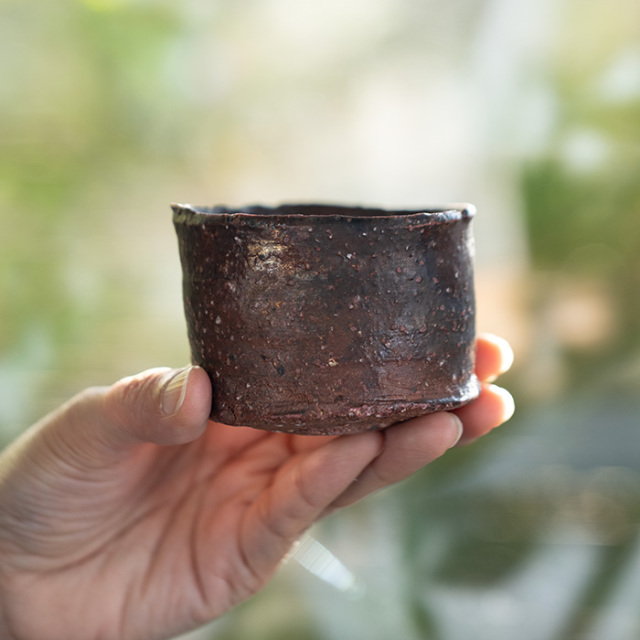 共箱付 | 丹波大酒呑 (MS-100) 作家 「清水万佐年」