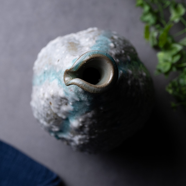 共箱付 | 青蛇巾着花生 (MS-116) 作家 「清水万佐年」