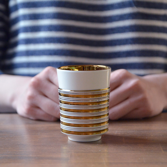 和食器　Layer.series お湯のみ GOLD　作家「田中雅文」