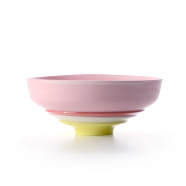 彩泥四重茶碗「CUSTOM”Pink""」（共箱付） 　作家「田中雅文」