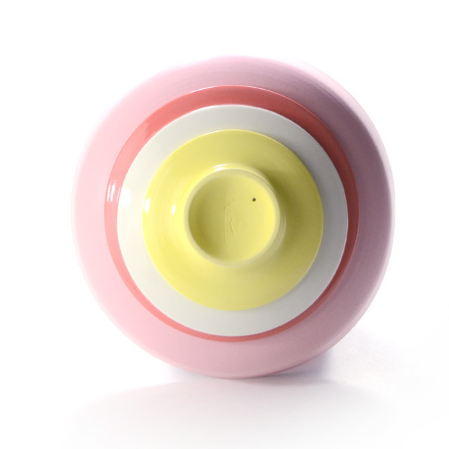 彩泥四重茶碗「CUSTOM”Pink""」（共箱付） 　作家「田中雅文」