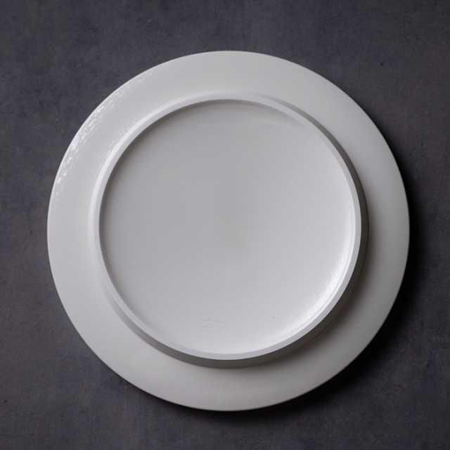 和食器 | 中皿 | Layer.series Flat plate 7「Gold Decal」 (MT-066