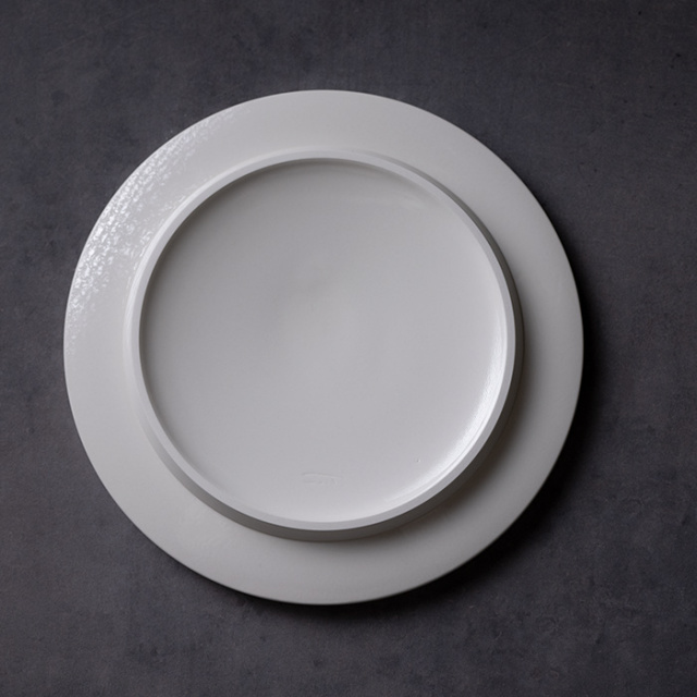 和食器 | 中皿 | Layer.series Flat plate 7「Platinum Decal」 (MT