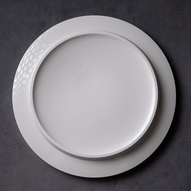 和食器 | 大皿 | Layer.series Flat plate 8「Gold Decal」 (MT-069