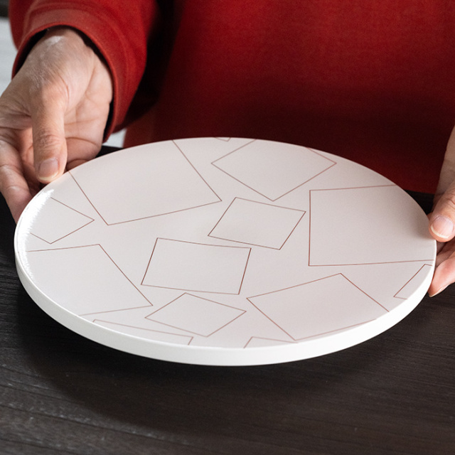 和食器 | 大皿 | Layer.series Flat plate 8「Gold Decal」 (MT-069 和食器 | 大皿 | Layer.series Flat plate 8「Gold Decal」 (MT-069