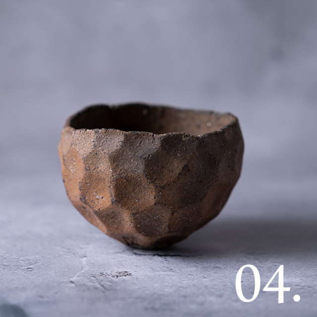 面体碗(MY-078) 作家「山本雅彦」