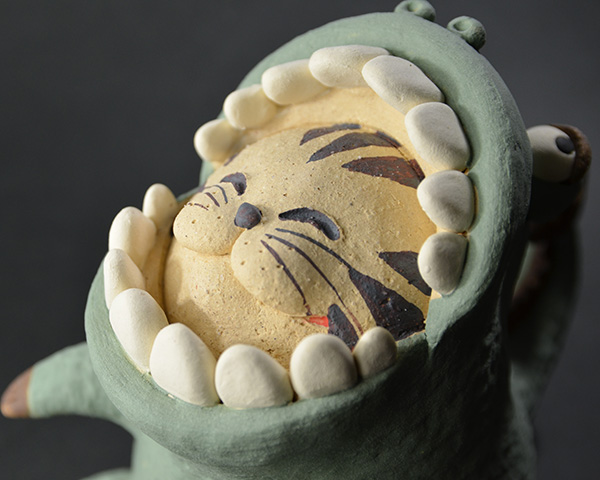 つちびと 可南 ⑭ 猫 人形 陶器 作家物 ハンドメイド つちびと作家・可南'sギャラリー【陶器でできた人形と、オーダー