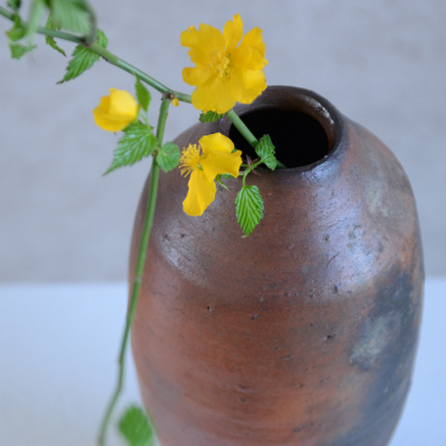 南蛮花生（共箱付）作家「川淵直樹」