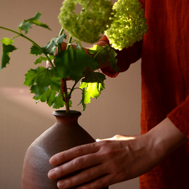 南蛮四方花生（共箱付）作家「川淵直樹」