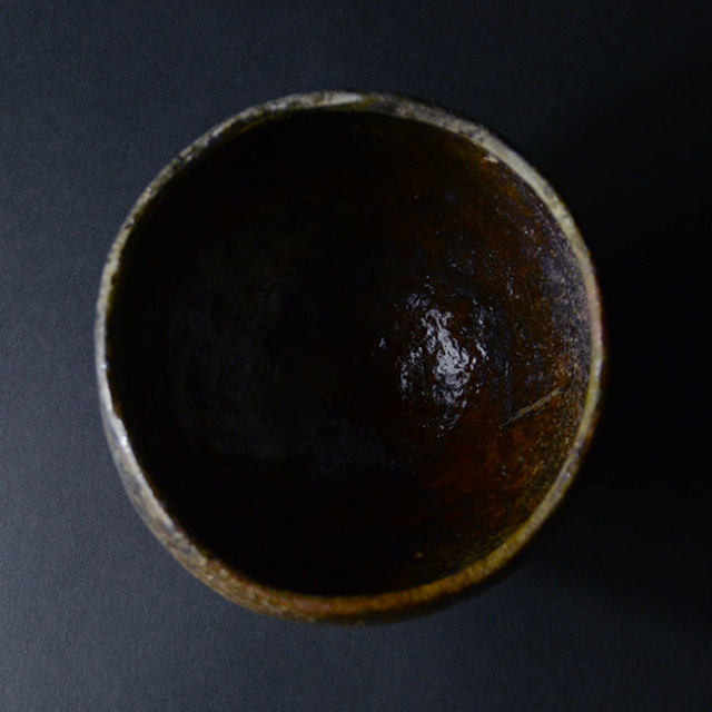 和食器　野焼茶碗（共箱付）　作家「川淵直樹」