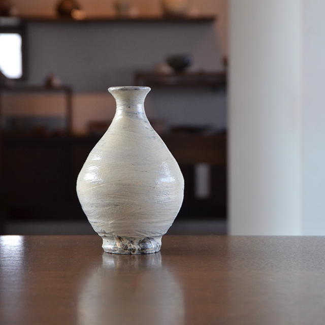 和食器 粉青徳利（共箱付A） 作家「川淵直樹」