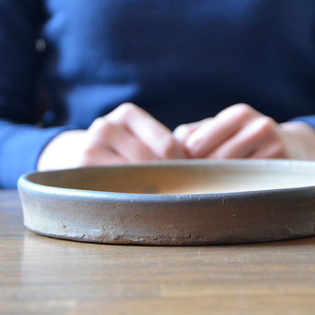 和食器　南蛮七寸盤　作家「川淵直樹」 