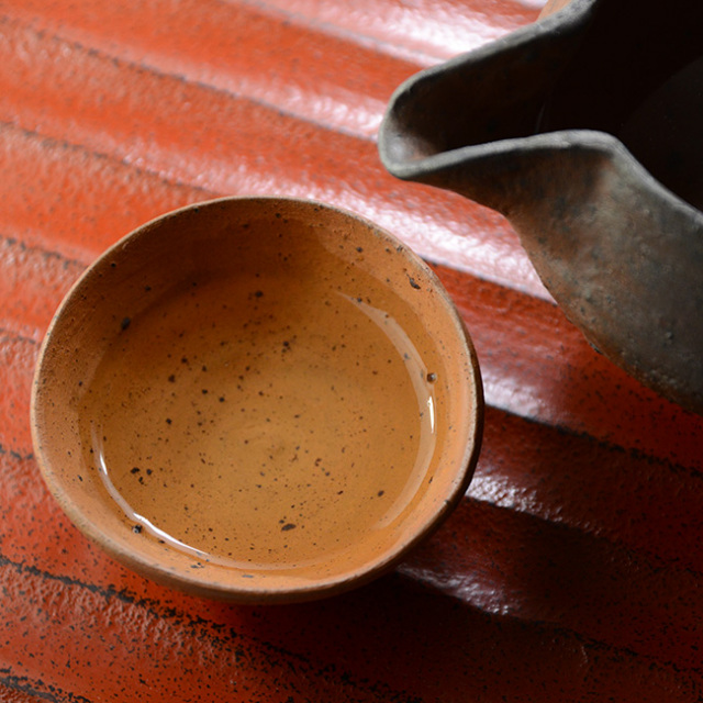 和食器　南蛮酒盃　（共箱付B）　作家「川淵直樹」