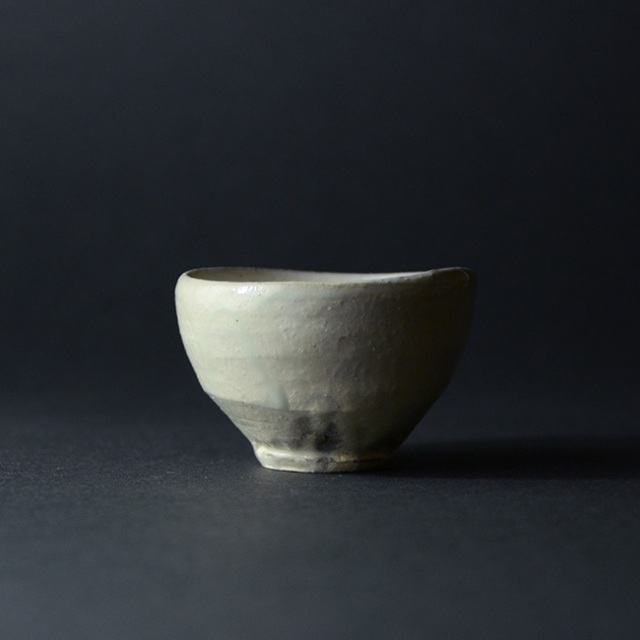 和食器 粉引酒盃 （共箱付A） 作家「川淵直樹」