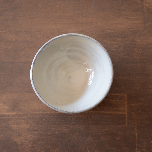 和食器　粉引酒盃　（共箱付A）　作家「川淵直樹」
