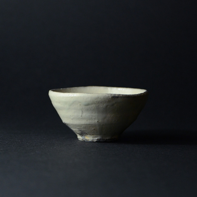 和食器　粉引酒盃　（共箱付B）　作家「川淵直樹」 