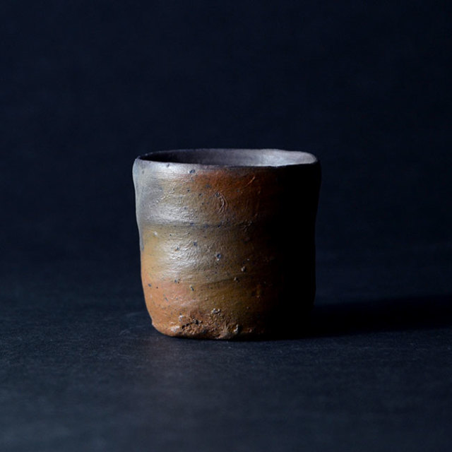 和食器　南蛮酒盃　(共箱付no.18）　作家「川淵直樹」