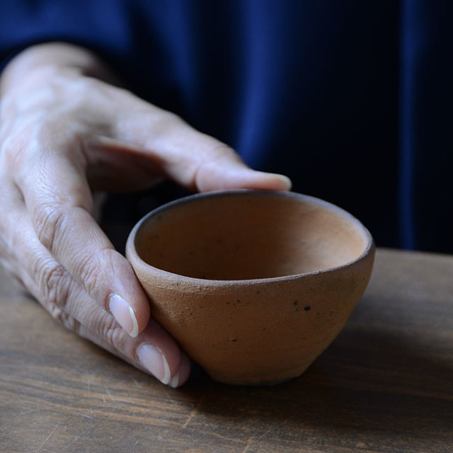 和食器　南蛮酒盃　(共箱付no.3）　作家「川淵直樹」
