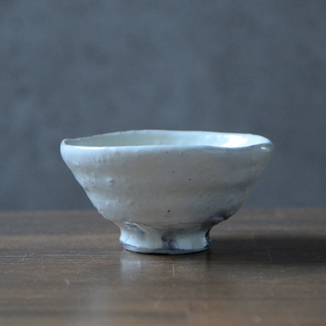 和食器　粉引酒盃　(共箱付no.10）　作家「川淵直樹」