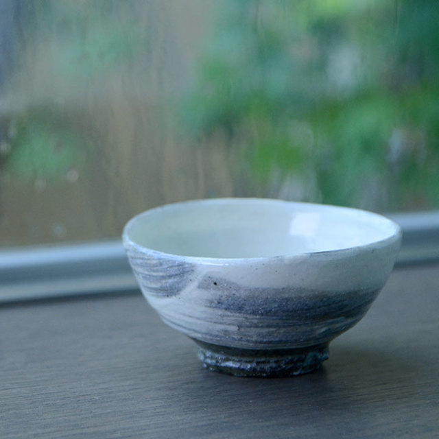 和食器 粉引酒盃 (共箱付no.11） 作家「川淵直樹」