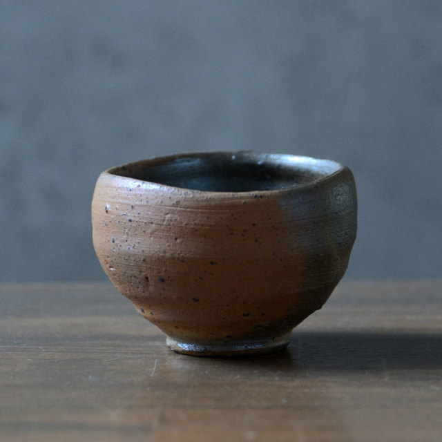 和食器　南蛮酒盃　(共箱付no.12）　作家「川淵直樹」