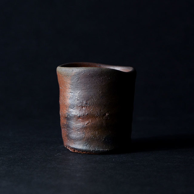 和食器　南蛮酒盃　(共箱付no.16）　作家「川淵直樹」