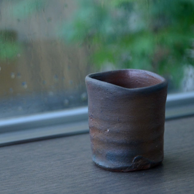 和食器　南蛮酒盃　(共箱付no.16）　作家「川淵直樹」