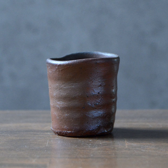 和食器　南蛮酒盃　(共箱付no.16）　作家「川淵直樹」
