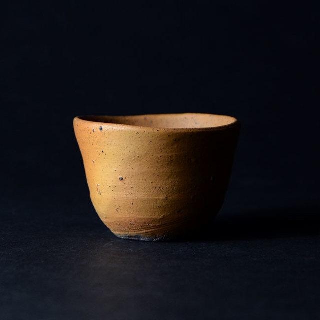 和食器　南蛮酒盃　(共箱付no.17）　作家「川淵直樹」