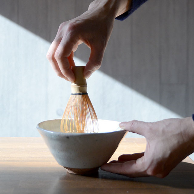 美濃粉引茶碗（共箱付C） 作家「林隆一郎」 