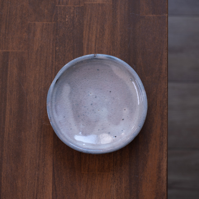 粉引丸小皿（RH-069） 作家「林隆一郎」