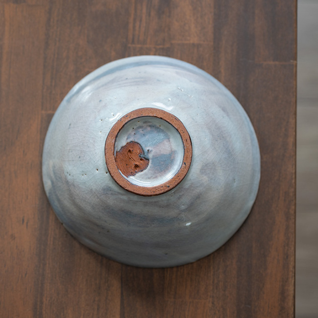 刷毛目粉引鉢（RH-071） 作家「林隆一郎」