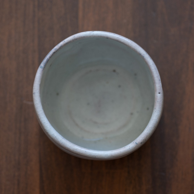 共箱付】美濃粉引茶碗（RH-073） 作家「林隆一郎」