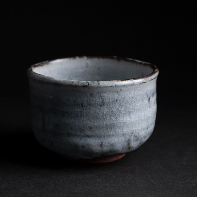共箱付 | 美濃粉引茶碗（RH-081） 作家「林隆一郎」