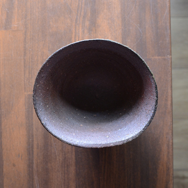 自然釉茶碗（共箱付） 作家「鯉江良二」