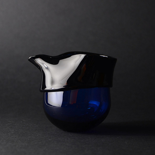 ガラス　DOMAKI ""Blue"" 酒器揃　作家「飯田将平」